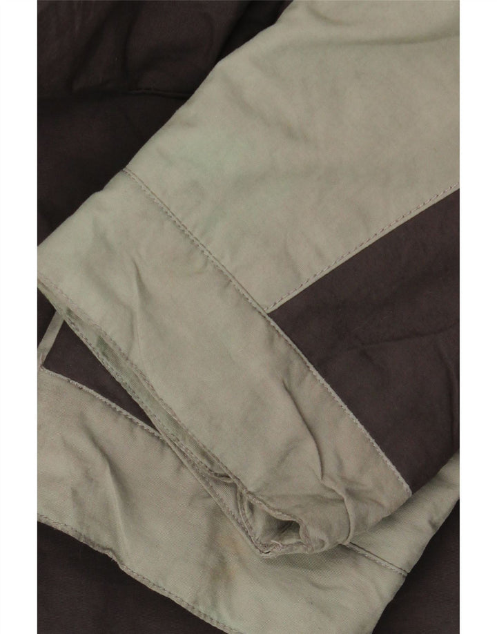 Męska kurtka wiatrówka Quiksilver UK 40, duży szary poliester w blokach kolorów