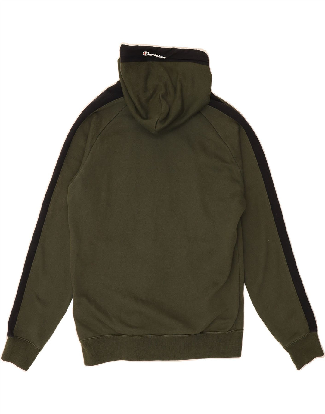 CHAMPION Mens Zip Hoodie Sweater Small Green Cotton Vintage Champion and Second-Hand Champion from Messina Hembry 