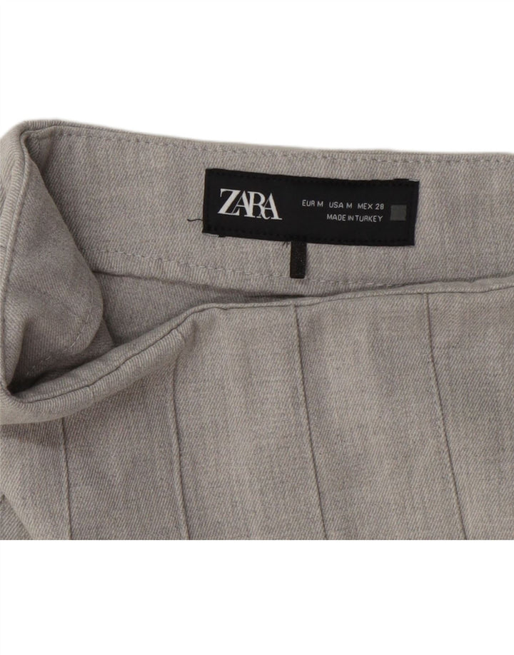 Spódnica damska Zara Skort Mini, średnia W28, szara