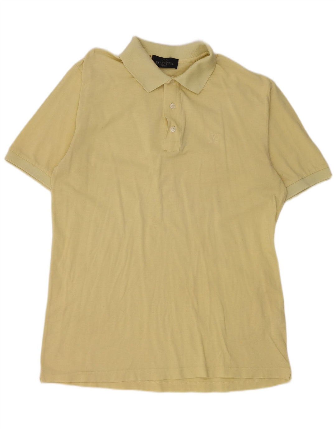 Męska koszulka polo Valentino IT 54 2XL żółta