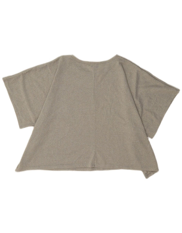 Bluzka damska Zara Crop Oversize UK 14 Medium Beige Flecked
