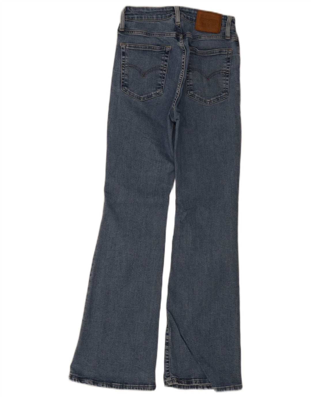 Damskie jeansy Levi's 726 Flared W26 L30 Niebieskie bawełniane