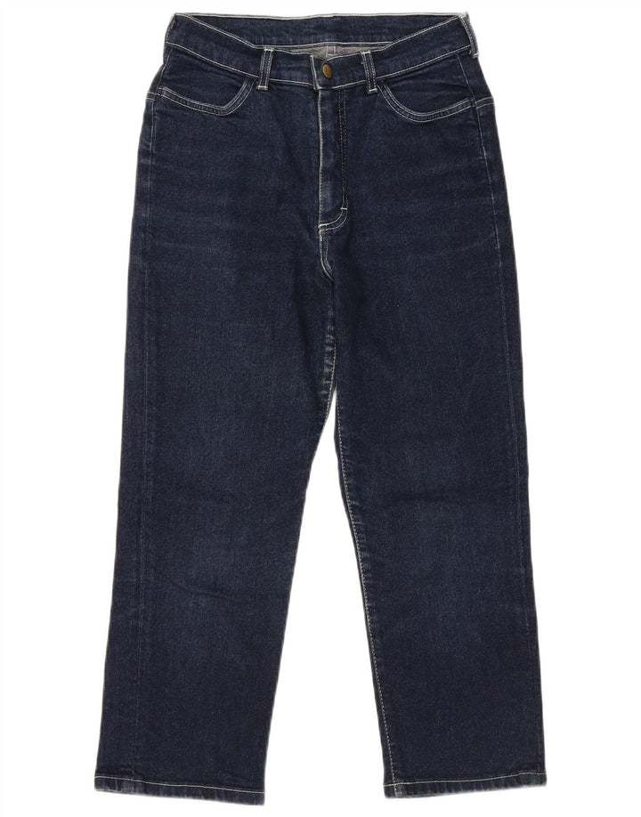 Damskie jeansy Capri LEE W28 L22 Granatowe, bawełniane