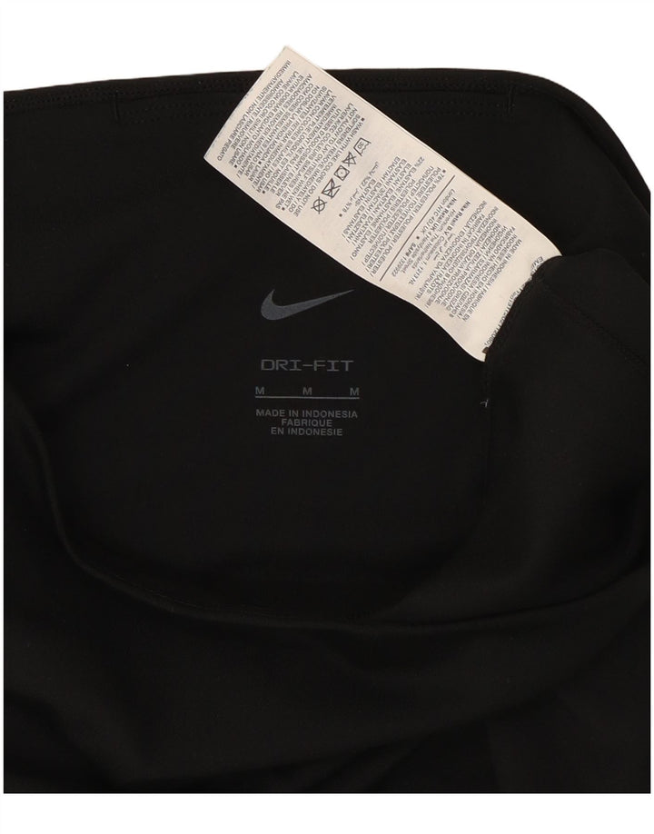 Damskie legginsy Nike Dri Fit Capri UK 12, średni czarny poliester