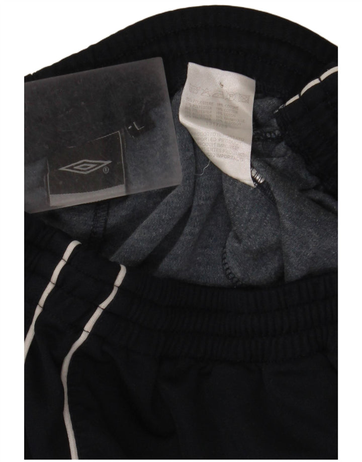 Damskie spodnie dresowe Capri UMBRO UK 16, duże, granatowe, poliestrowe