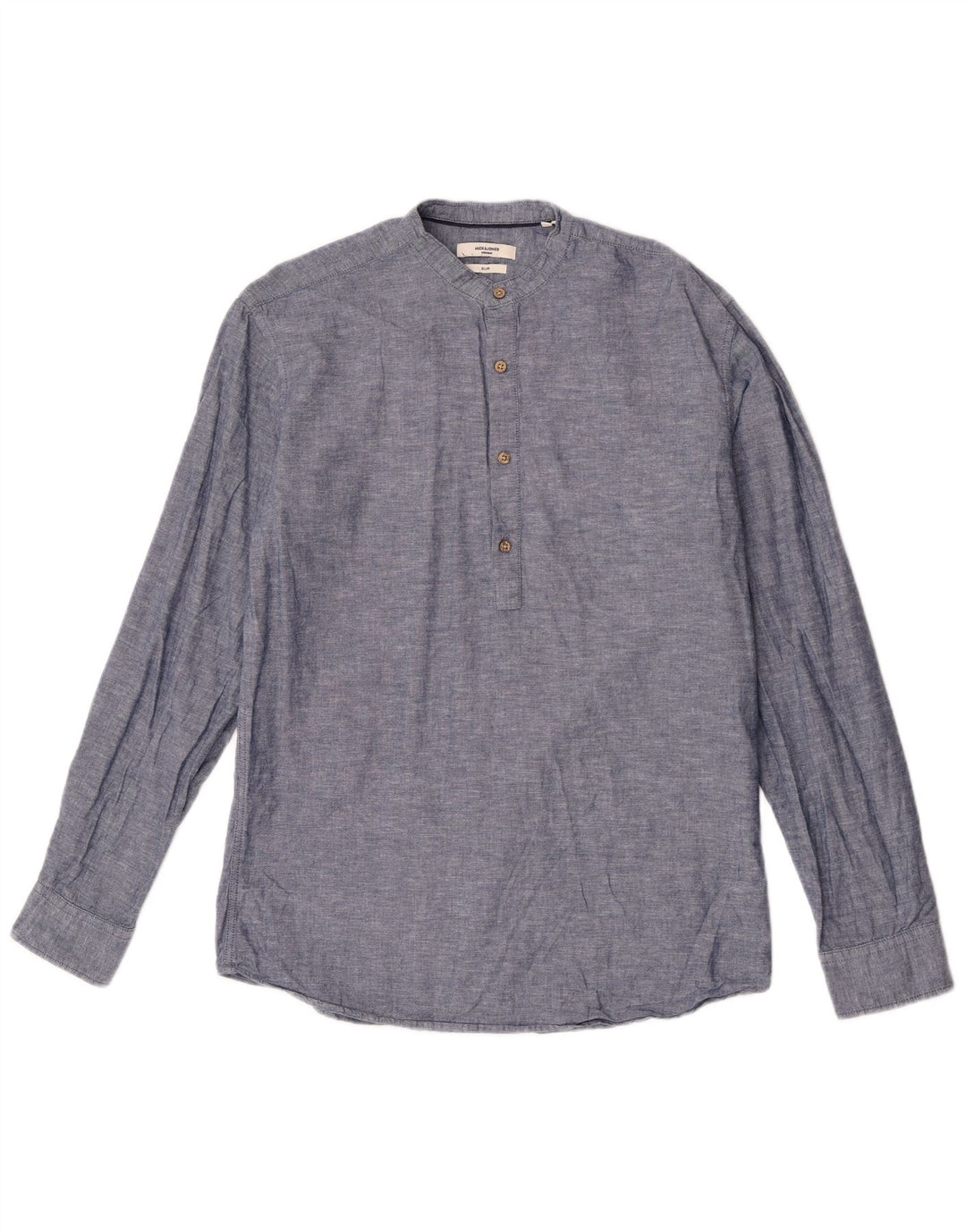Męska koszula pulowerowa Jack & Jones Premium Slim, średni kolor granatowy, nakrapiane