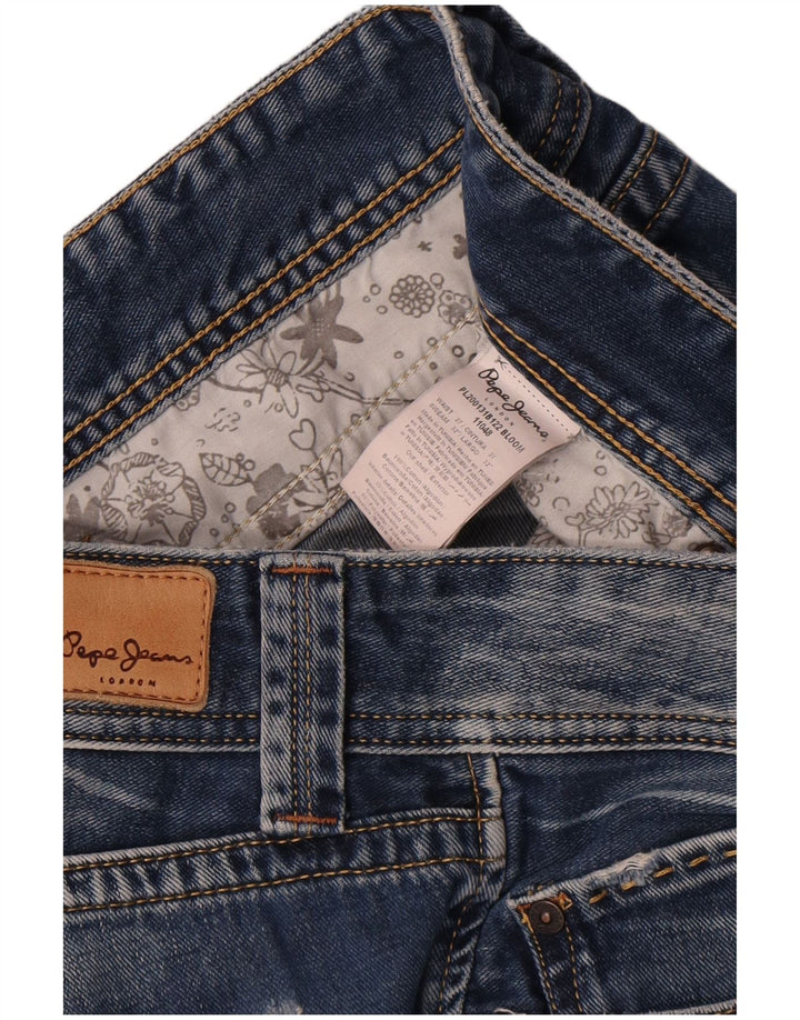 PEPE Jeans Damskie jeansy Bootcut W27 L32 Niebieskie bawełniane