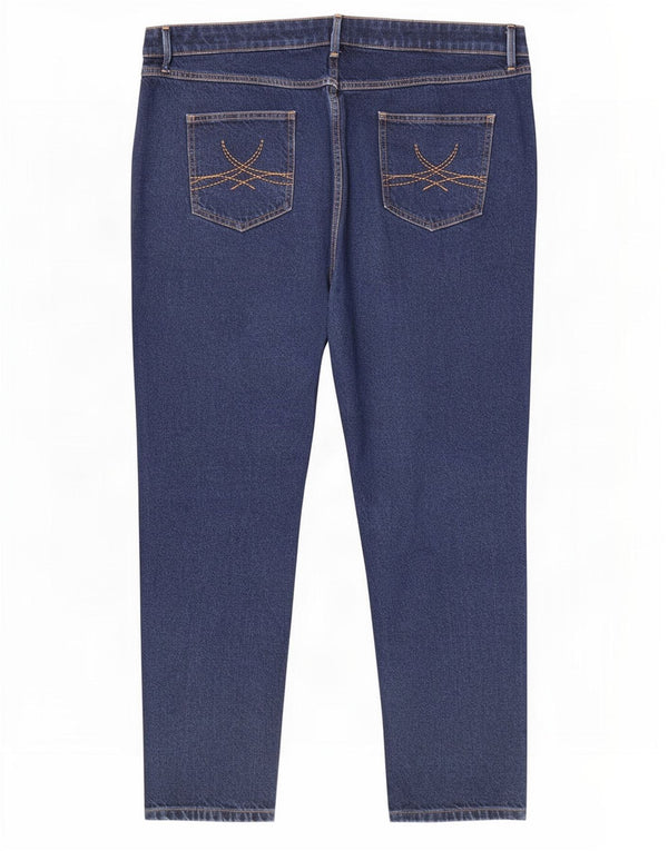 Damskie jeansy Skinny Marks & Spencer o swobodnym kroju UK 18 XL W38 L29 Niebieskie