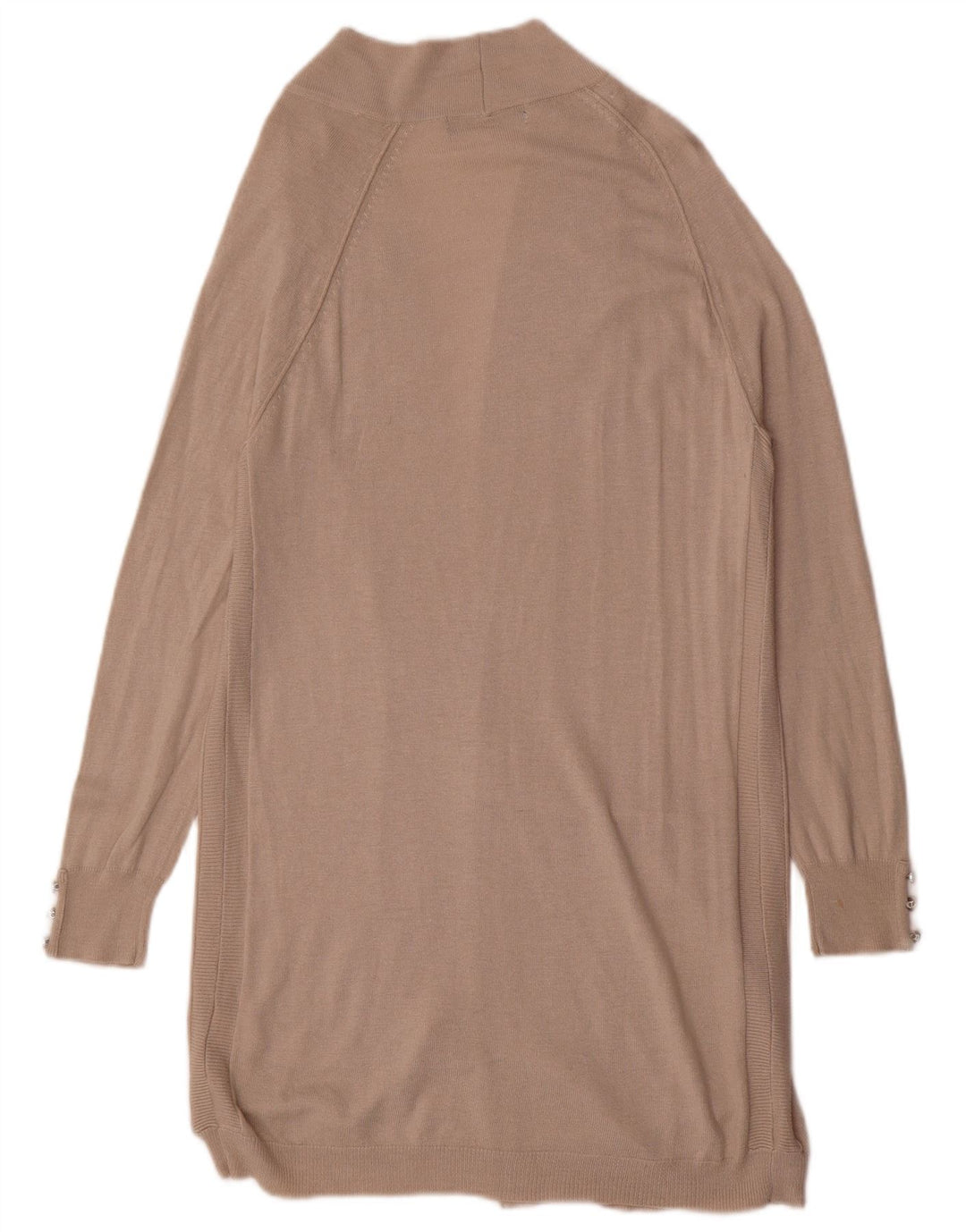 Sweter damski Marks & Spencer Longline Open Cardigan UK 8 Small Beige