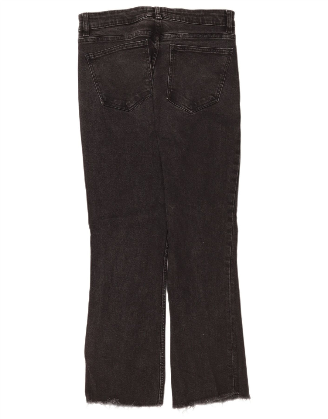 Jeansy damskie Zara Crop Bootcut EU 42 Large W32 L24 Czarne