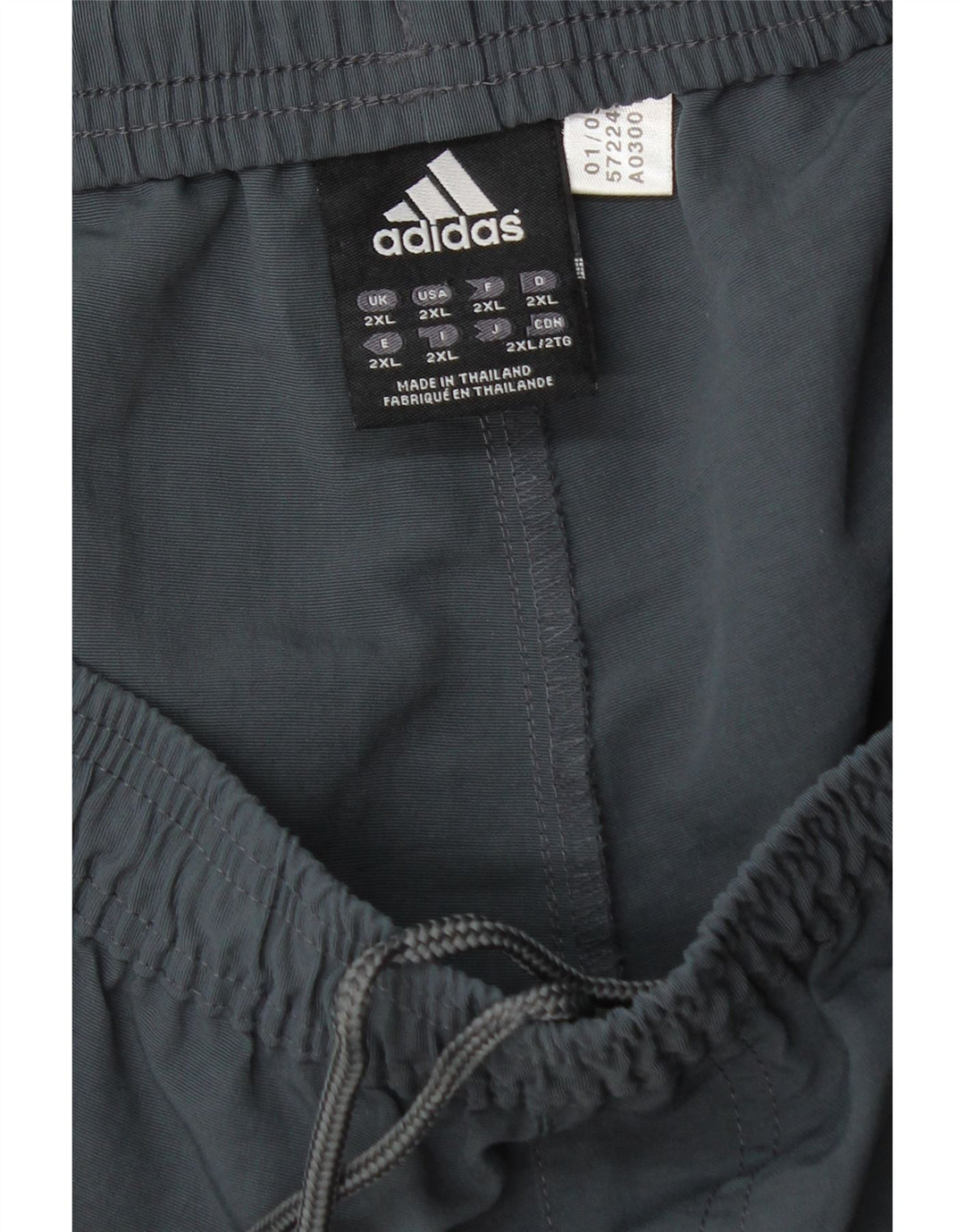 Męskie spodenki sportowe Adidas Bermudy 2XL Szary poliamid