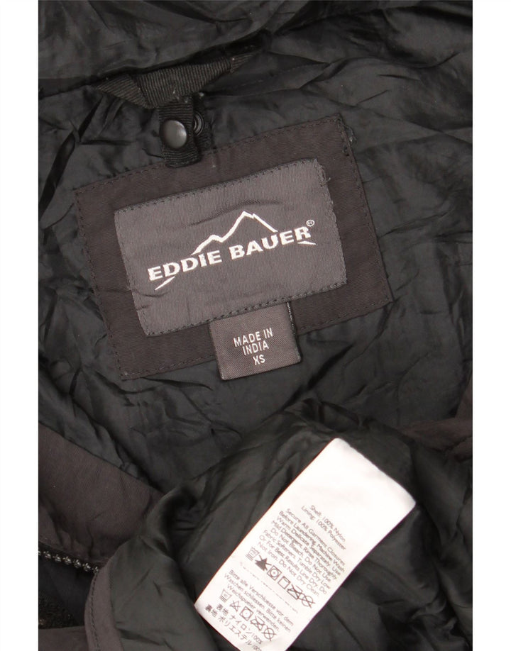 Damska kurtka wiatrówka z kapturem Eddie Bauer UK 6 XS w kolorze czarnym