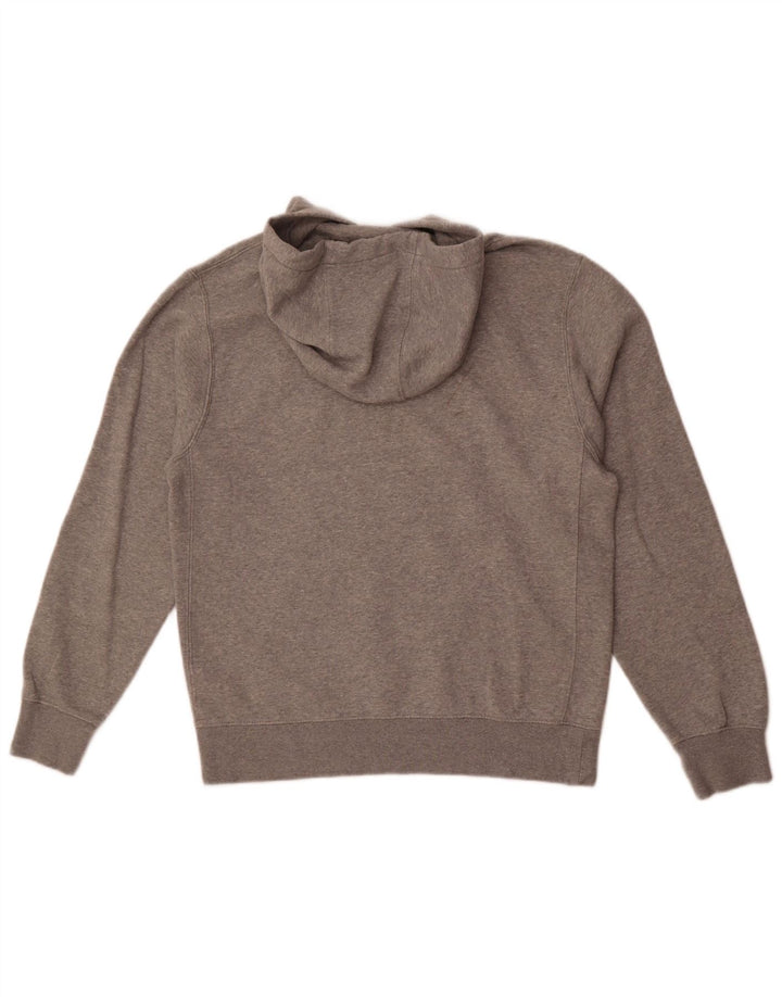 Męski sweter z kapturem Nike, mały, szary, bawełniany