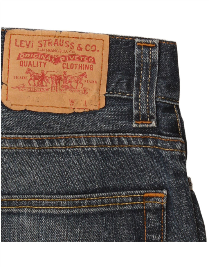 Damskie jeansy Levi's 512 Bootcut W32 L32 granatowe