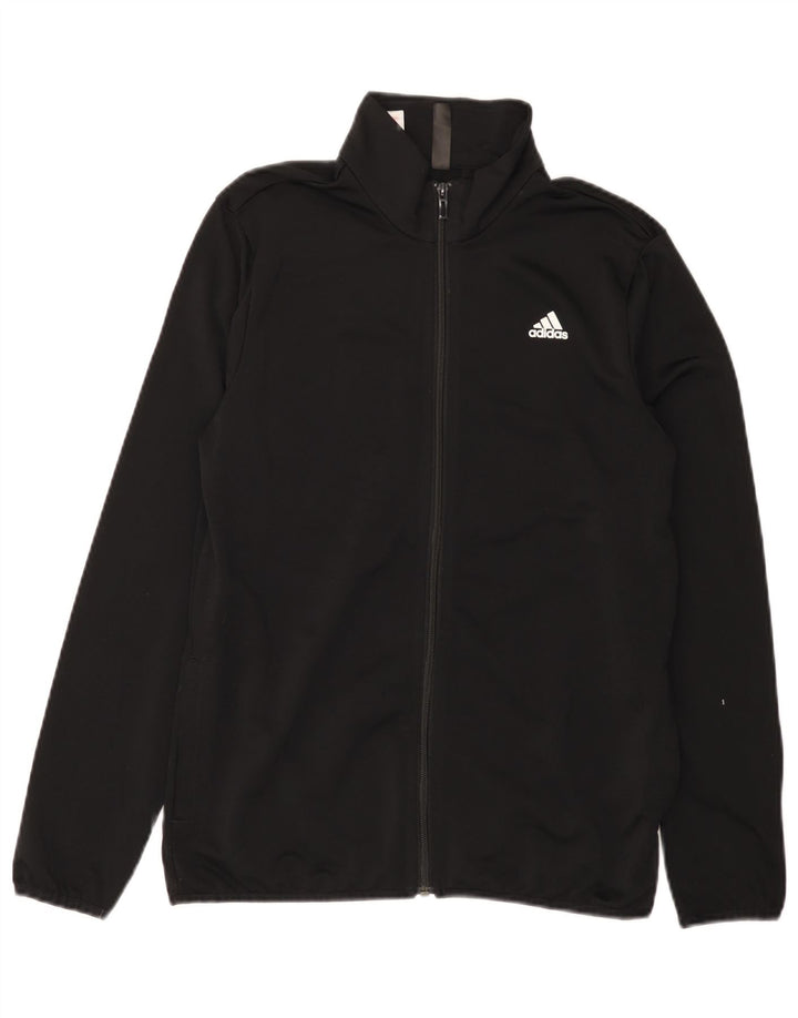 Chłopięca bluza dresowa Adidas z grafiką, 13-14 lat, czarny poliester