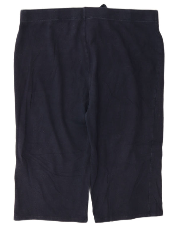 Marks & Spencer Damskie spodenki sportowe Bermudy UK 18 XL, granatowe, bawełniane