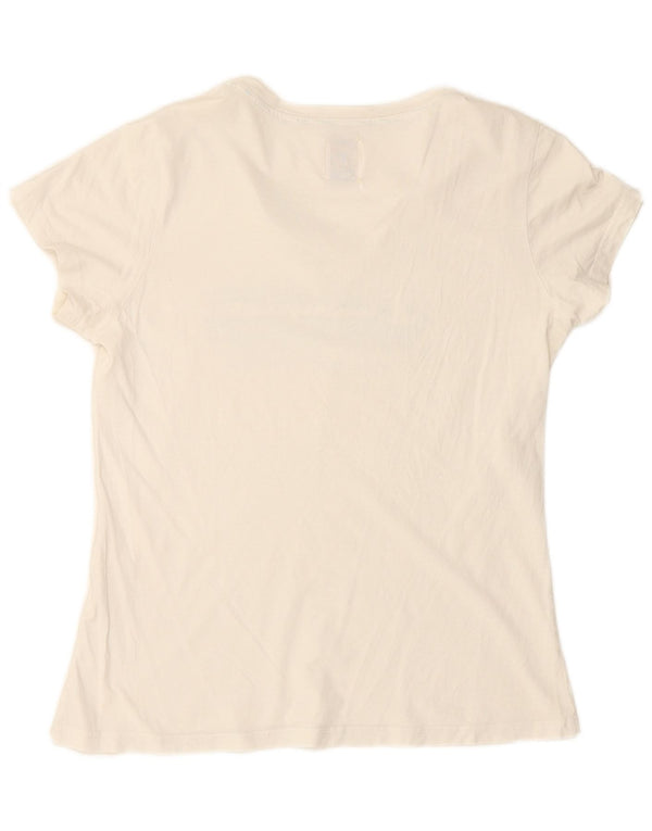 Damska koszulka CHAMPION Heritage Fit Graphic Top UK 18 XL Biała