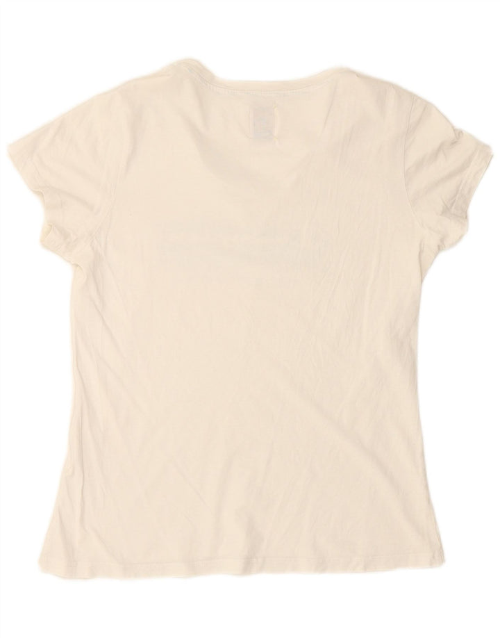 Damska koszulka CHAMPION Heritage Fit Graphic Top UK 18 XL Biała