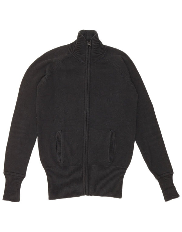Sweter damski Zara UK 12, średni czarny, bawełniany
