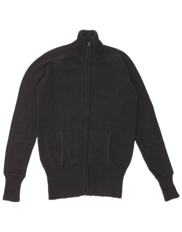 Sweter damski Zara UK 12, średni czarny, bawełniany