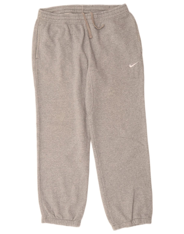 Męskie spodnie dresowe Nike, średnioszare, bawełniane