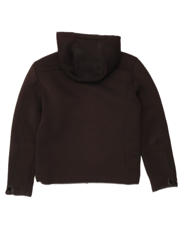 Męska ocieplana kurtka Bomber z kapturem Bomboogie UK 36, mały czarny poliester