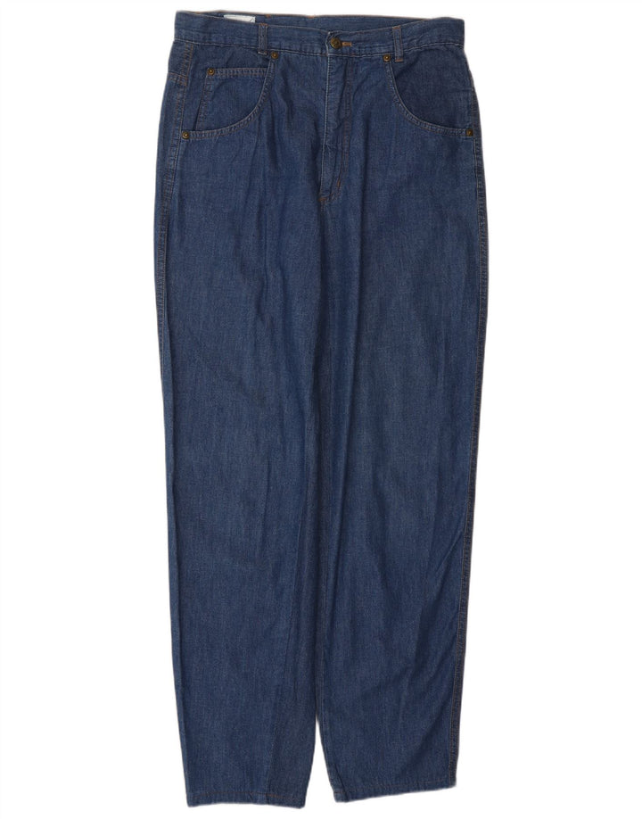 Damskie jeansy z wysokim stanem FENDI IT 46 Large W30 L29 Niebieski klasyczny