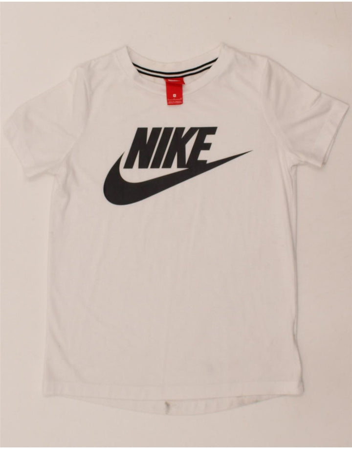 NIKE Mens Graphic T-Shirt Top Small White Vintage Nike and Second-Hand Nike from Messina Hembry 