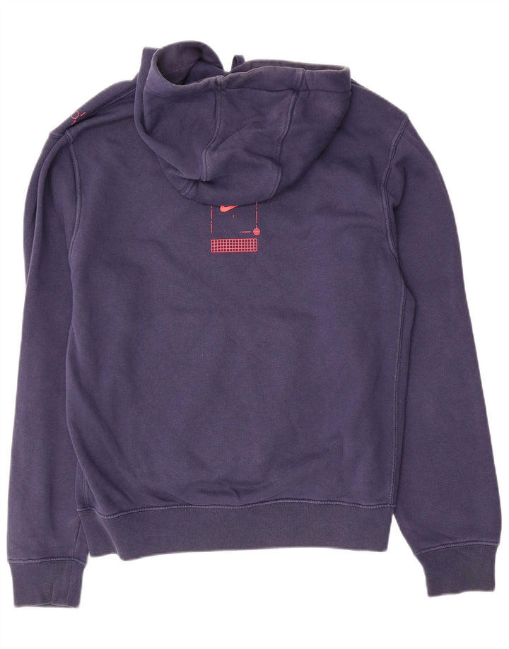 Męski sweter z kapturem Nike Graphic, mały, granatowy
