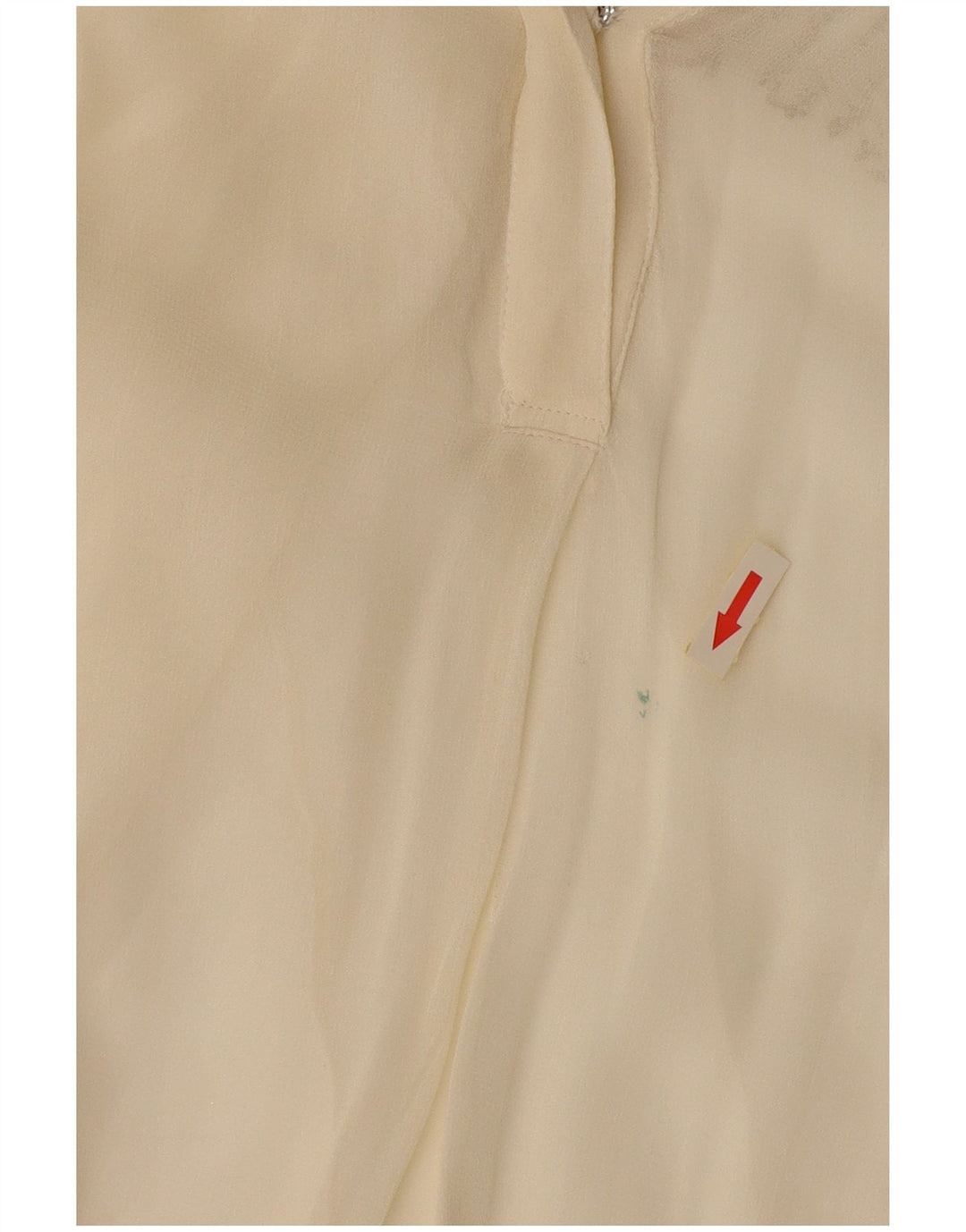 Damska prześwitująca bluzka Mango UK 12, średnia wiskoza w kolorze złamanej bieli