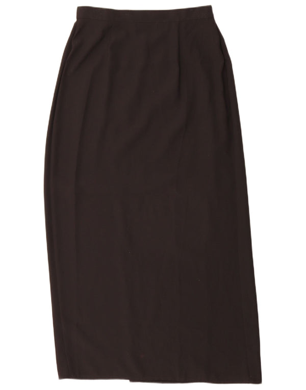 Marks & Spencer Damska spódnica kopertowa UK 12 Medium W28 Czarny poliester