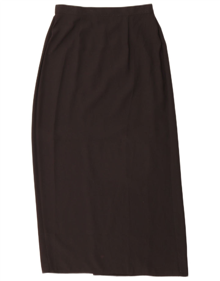 Marks & Spencer Damska spódnica kopertowa UK 12 Medium W28 Czarny poliester