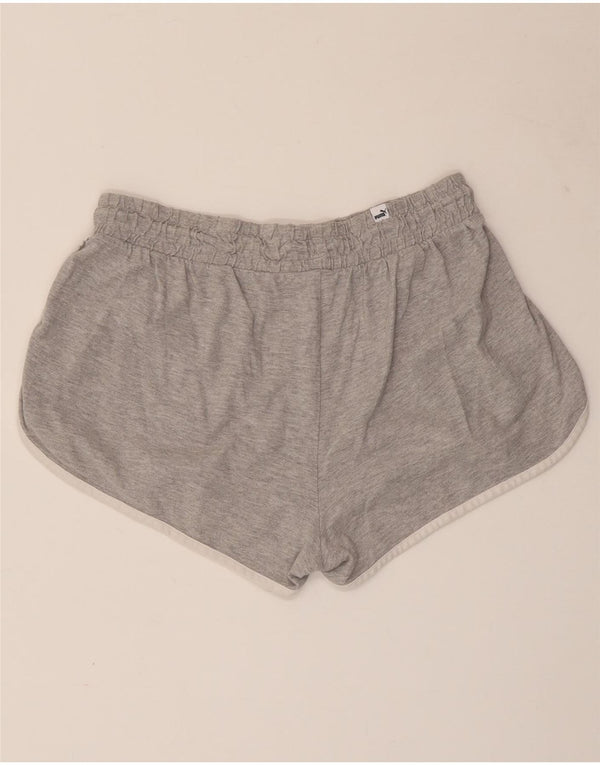 Damskie spodenki sportowe PUMA UK 18 XL, szara bawełna w plamki