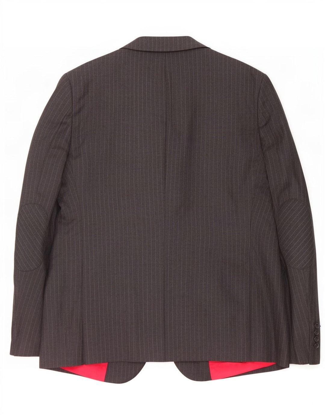 Męska marynarka zapinana na 2 guziki Tommy Hilfiger IT 56 3XL Szara w prążki