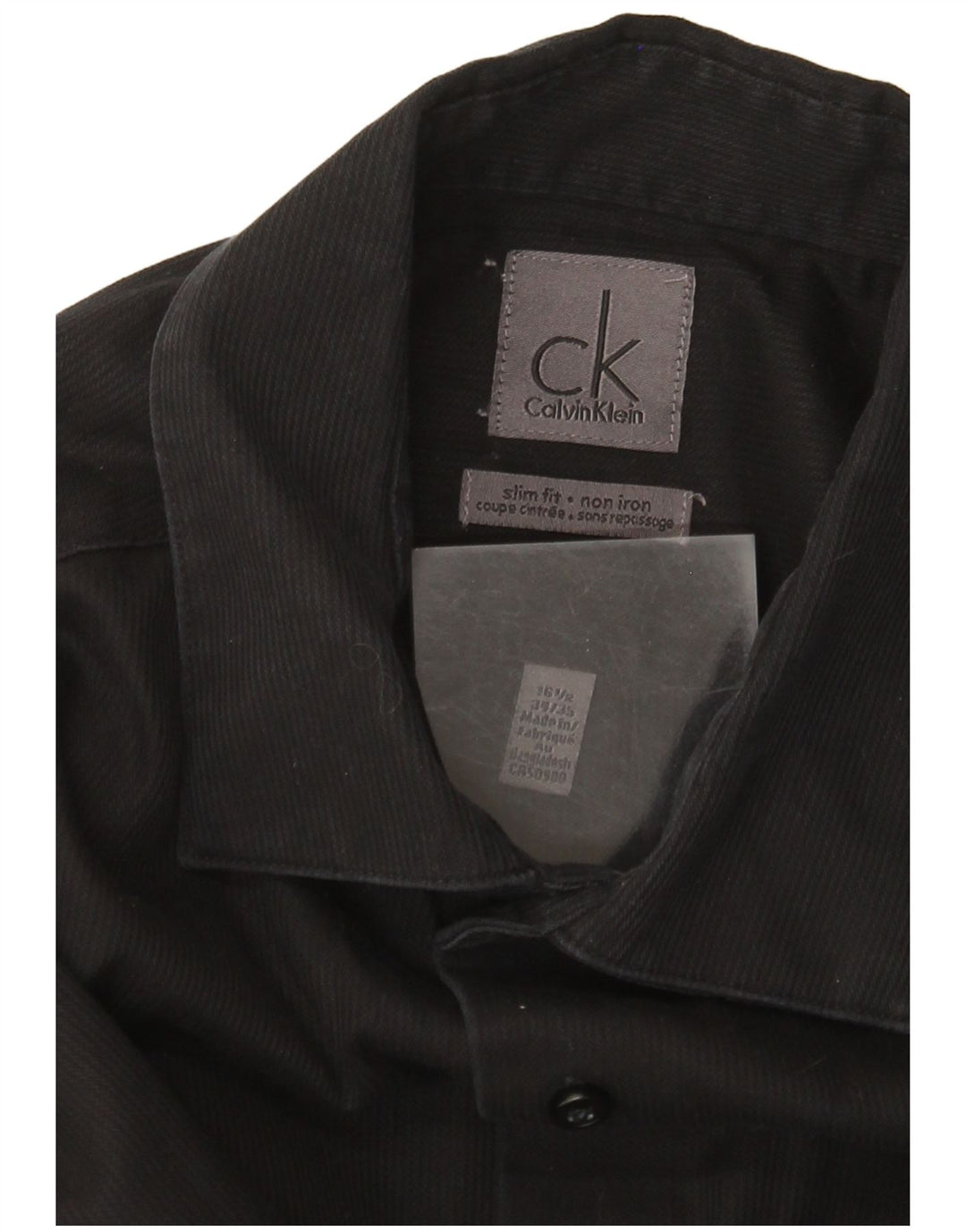 Męska koszula Calvin Klein NON - IRON, rozmiar 16 1/2, duże czarne prążki