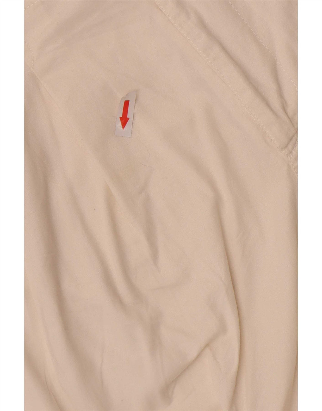 Vintage damskie spodenki chino z wysokim stanem, średnie W28 w kolorze złamanej bieli