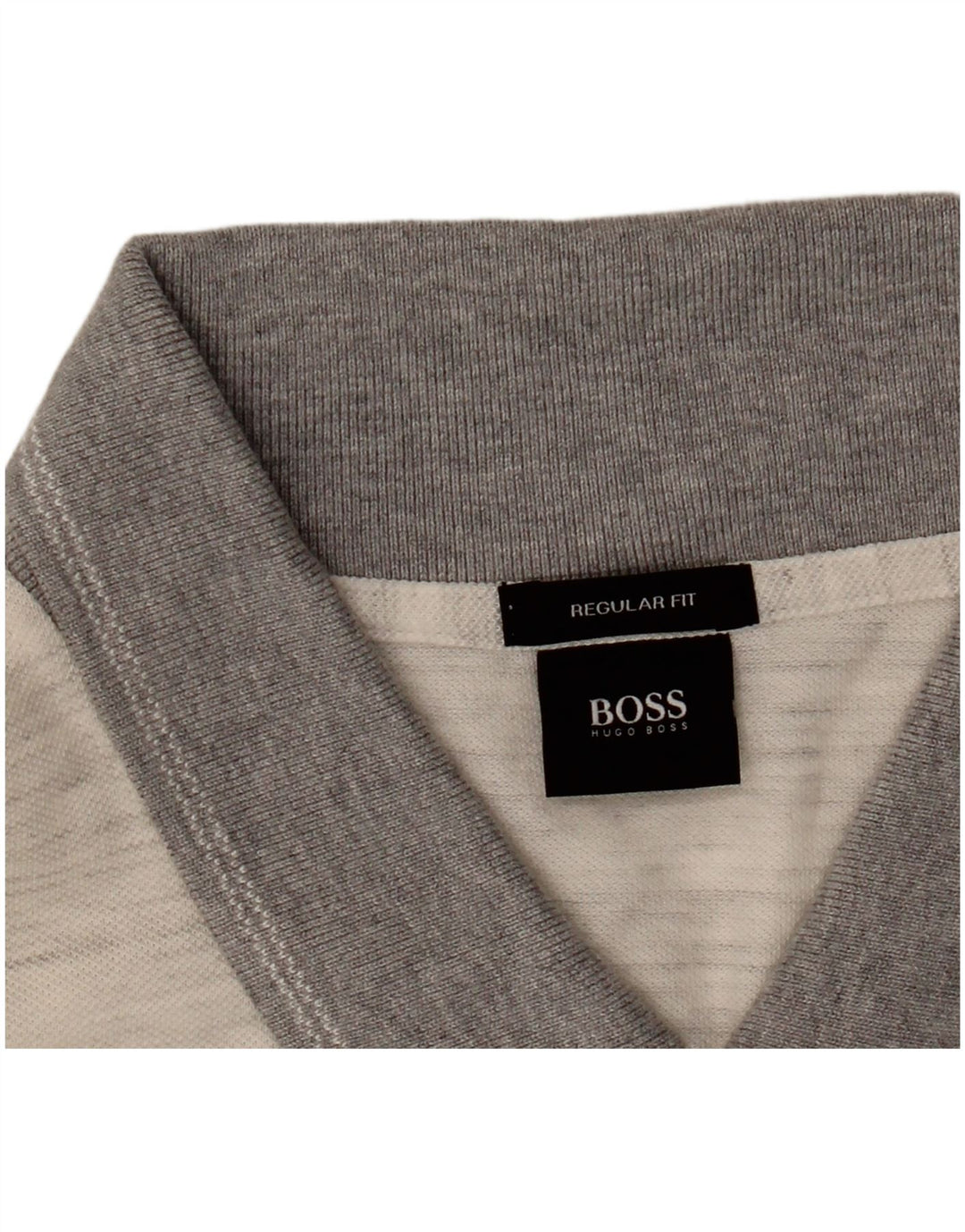 Męska koszulka polo Hugo Boss o regularnym kroju 2XL, szara, nakrapiana