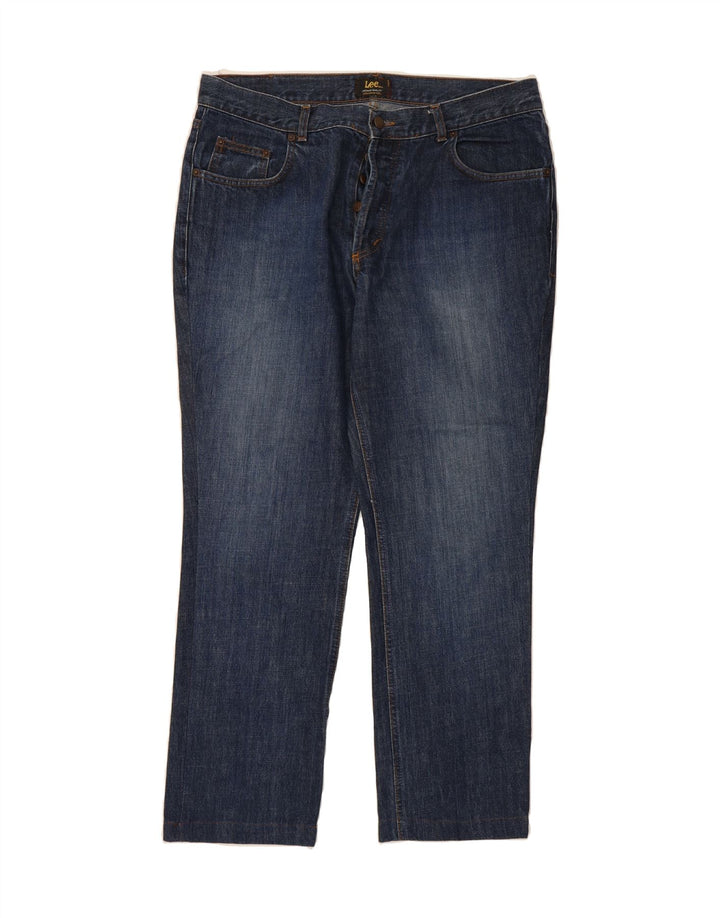 LEE Mens Straight Jeans IT 54 2XL W38 L29 Blue Cotton Vintage Lee and Second-Hand Lee from Messina Hembry 