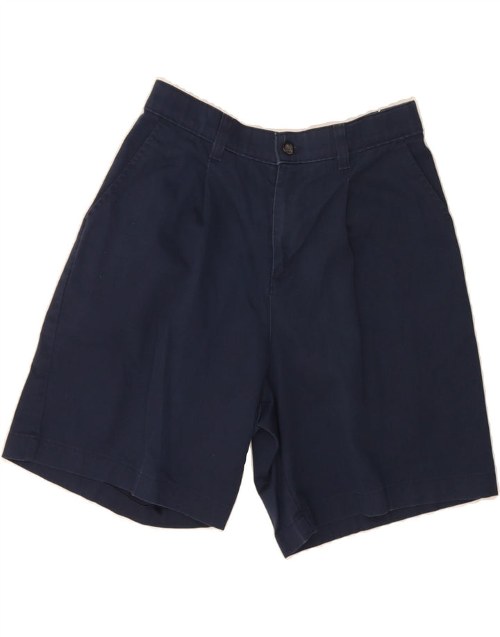 LEE Womens Chino Shorts US 8 Medium W28  Navy Blue Polyester Vintage Lee and Second-Hand Lee from Messina Hembry 