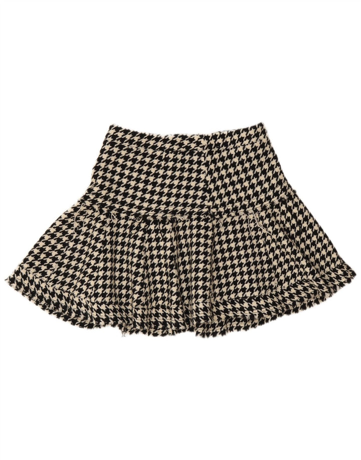 Max & Co. Damska spódniczka mini UK 6 XS W28 Czarna wełna w pepitkę