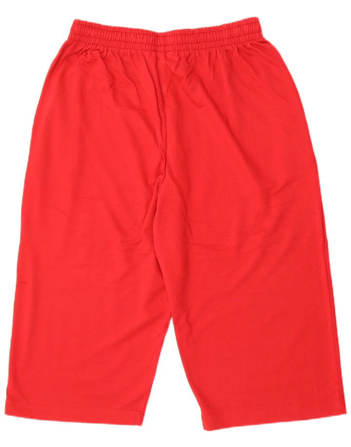 Męskie spodenki sportowe Reebok Bermudy 2XL, czerwone, bawełniane