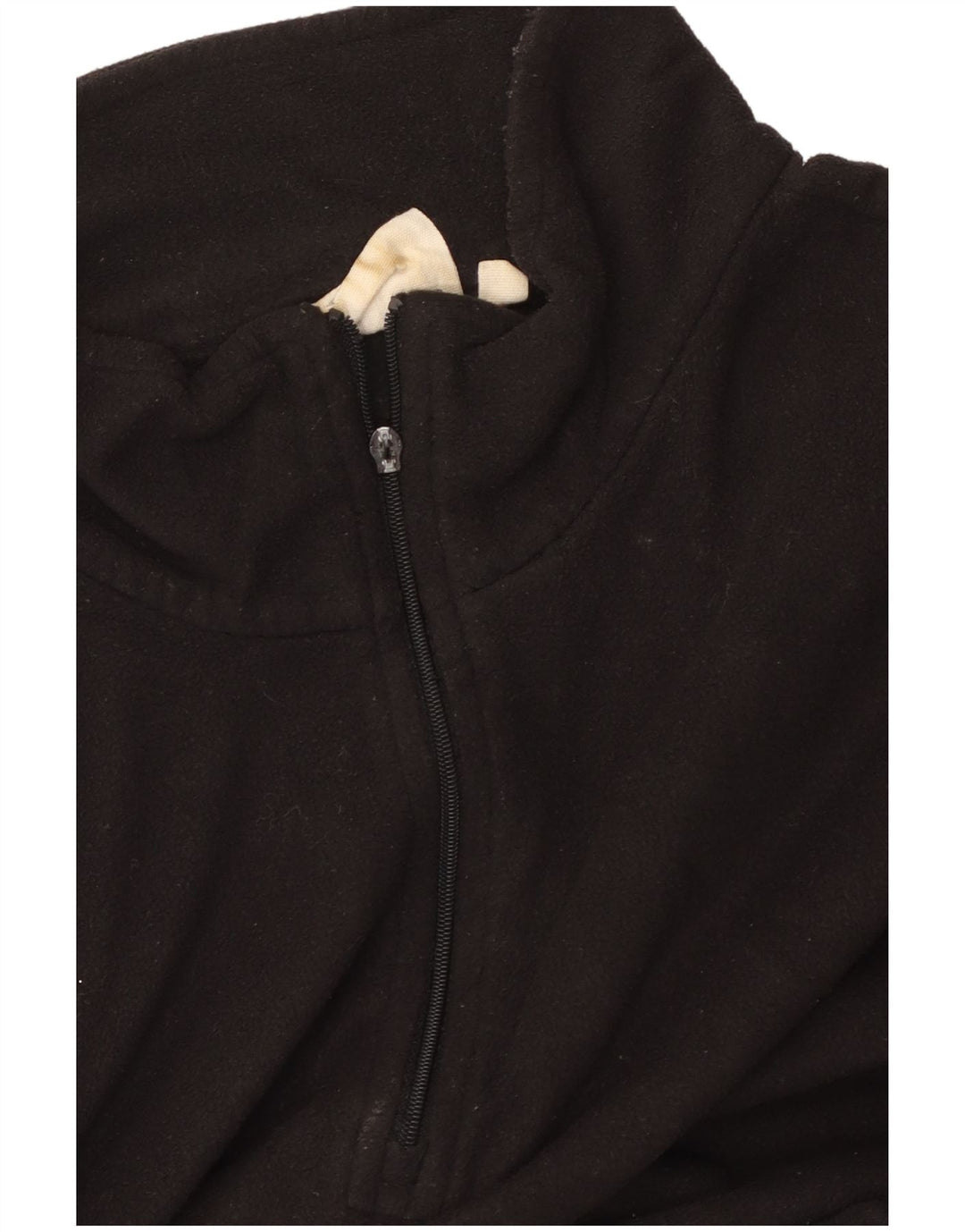 MOUNTAIN WAREHOUSE Mens Zip Neck Fleece Jumper Medium Black