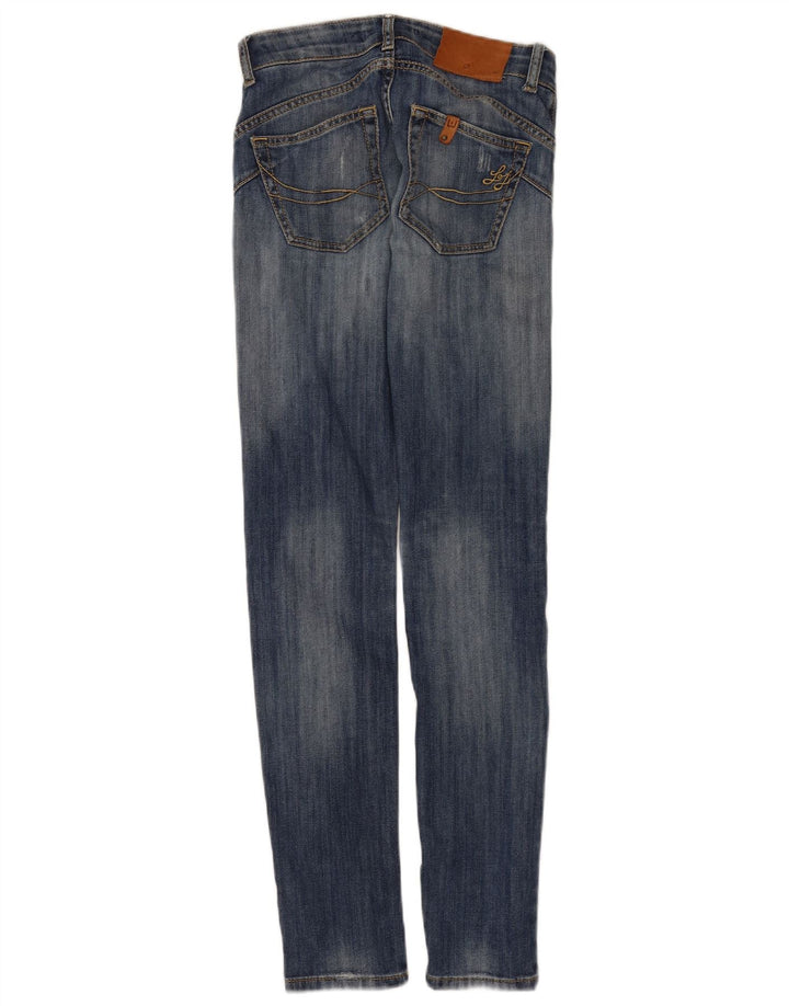 Damskie jeansy skinny Liu Jo W26 L31 Niebieskie