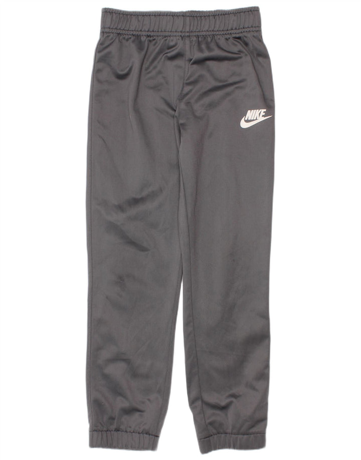 Chłopięce spodnie dresowe Nike, joggery, duże, 6-7 lat, szary poliester