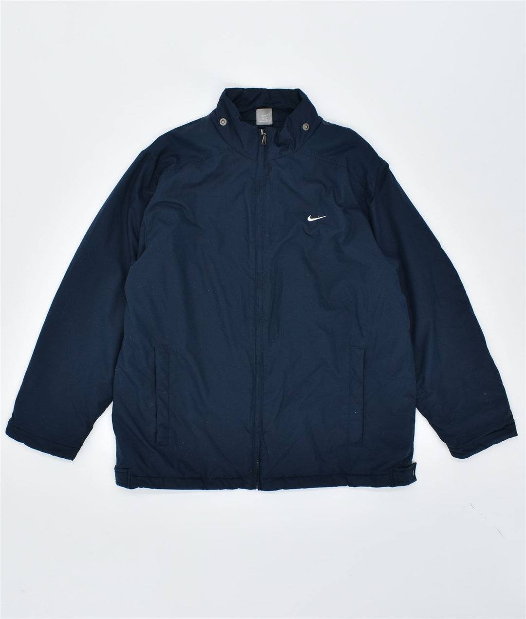 Męska kurtka wiatrówka NIKE UK 42/44, duży granatowy poliester