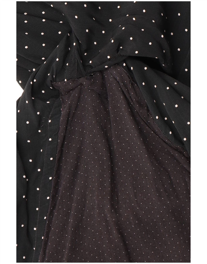 Koszula męska z krótkim rękawem TIPO S, XL, czarna w cętki