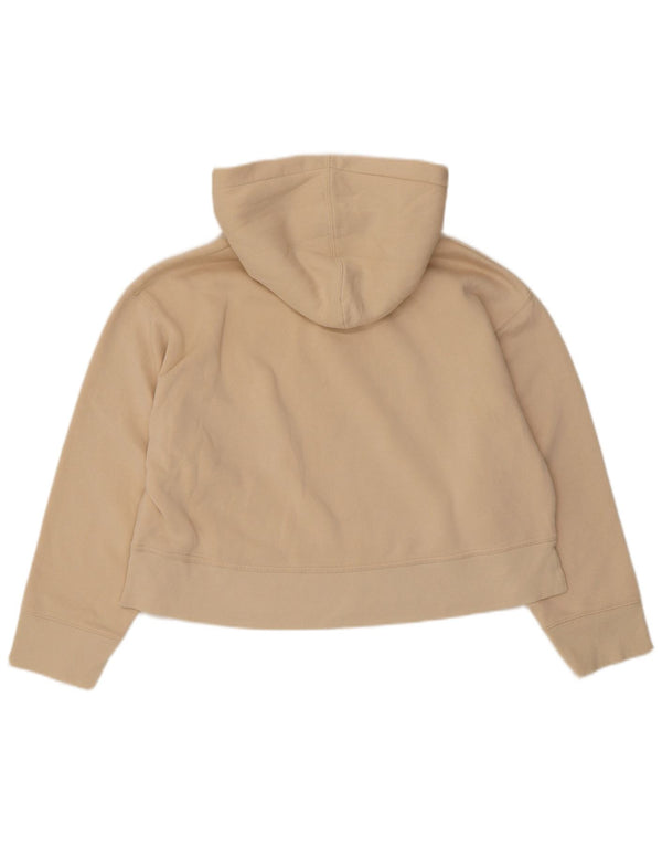 Damski sweter z kapturem Zara UK 16, duży, beżowy, bawełniany
