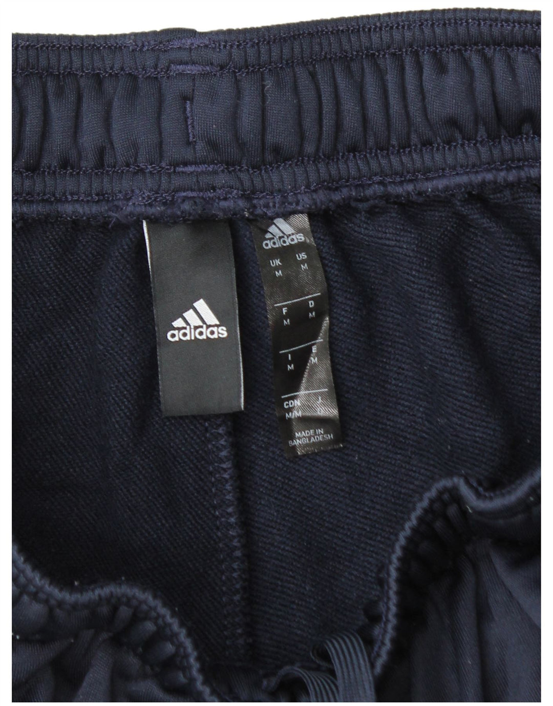 Męskie spodnie dresowe Adidas Aeroready, średnie granatowe, poliestrowe
