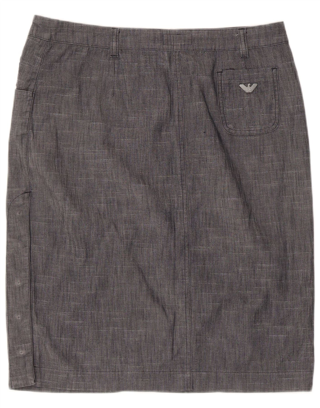 Spódnica damska Armani IT 46 Large W32 Szara bawełna