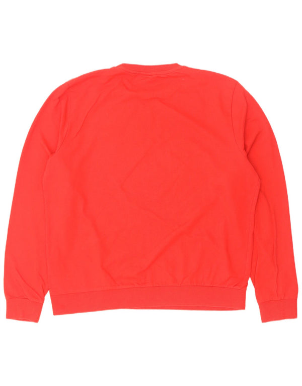Fila Womens Sweatshirt Jumper UK 18 XL Red Cotton